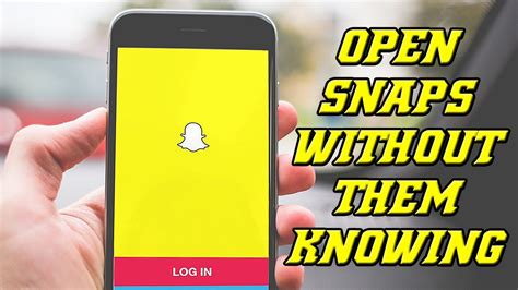It's like having their device‎. How To Open Up A Snap Without them Knowing On Snapchat New ...