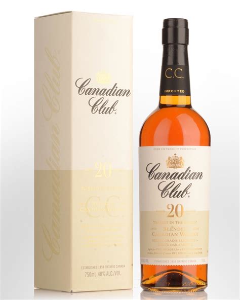 Canadian Club 20 Year Old Blended Canadian Whisky 750ml Nicks Wine