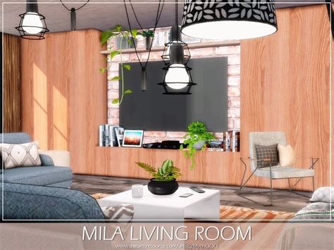The Sims Resource Mila Living Room