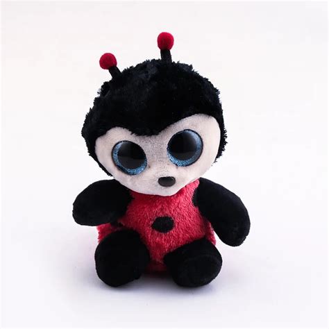 Ty Beanie Boos Big Eyes Ladybug 10 15cm Stuffed Plush Animals Toys Doll