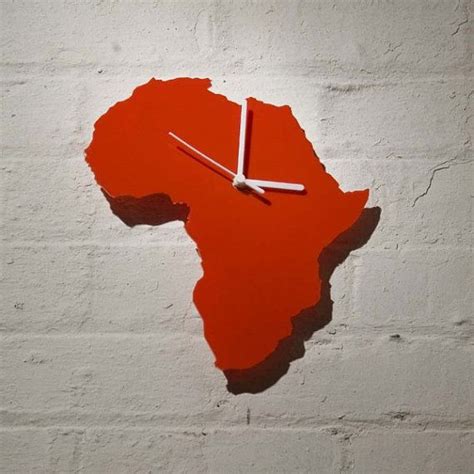Africa Clock Red By Castlehomeware On Etsy 2999 African Inspired
