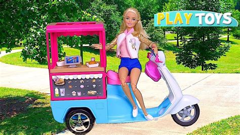 Barbie Girl New Food Truck Adventure Play Toys Story Youtube