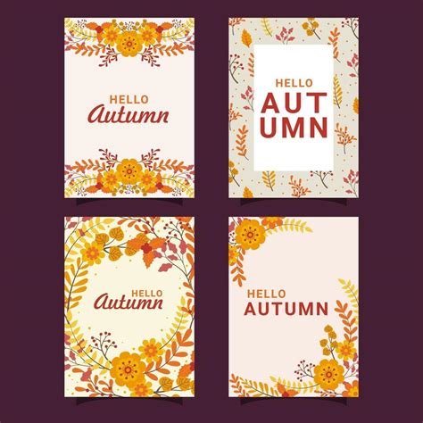 Autumn Card Concept 3281293 Vector Art At Vecteezy