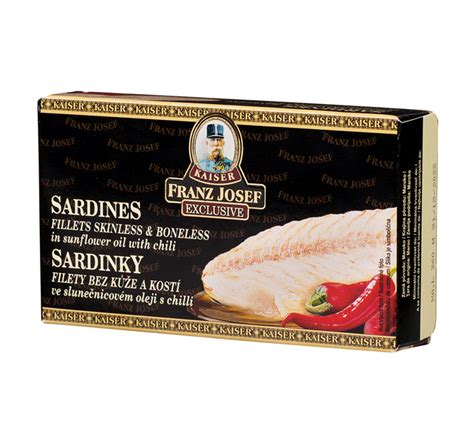 Sardines Fillets Skinless And Boneless In Sunflower Oil With Chili 90g