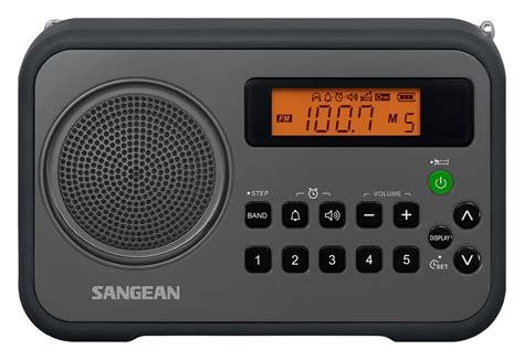 Sangean Digital Compact AM/FM Dual Alarm Clock Radio with Built-in ...