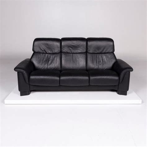 Wir verkaufen unser sofa auf grund eines umzugs. Sofa Dreisitzer Mit Relaxfunktion - Stressless Paradise Leder Sofa Schwarz Dreisitzer ...