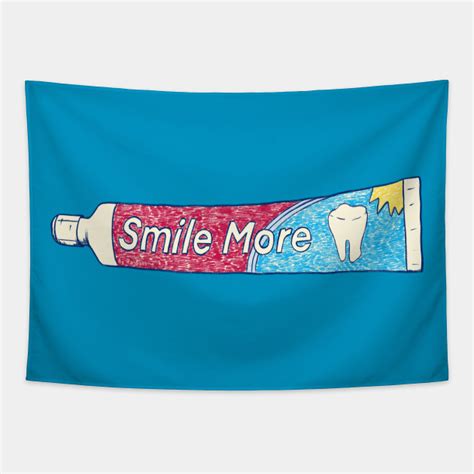 Smile More Smile More Tapestry Teepublic