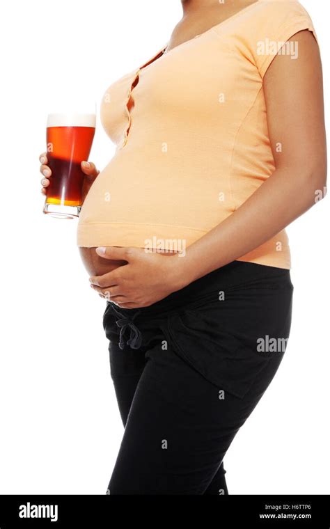 Pregnant Woman Drinking Beer Hi Res Stock Photography And Images Alamy