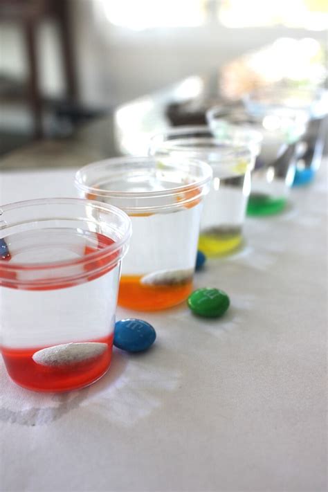 floating  candy science experiment  kids candy stem