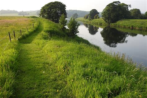 Photos United Kingdom River Ribble Summer Nature River Grass