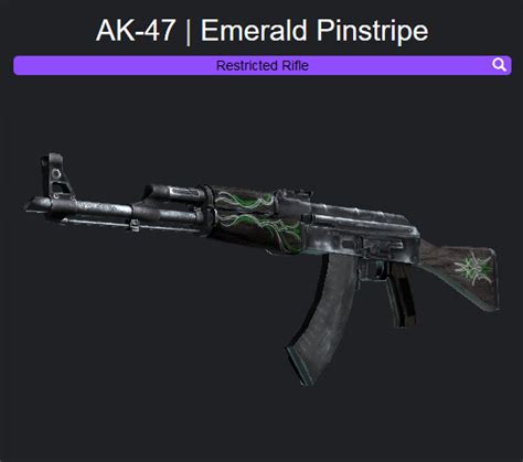 Jual Ak 47 Emerald Pinstripe Restricted Rifle Counter Strike