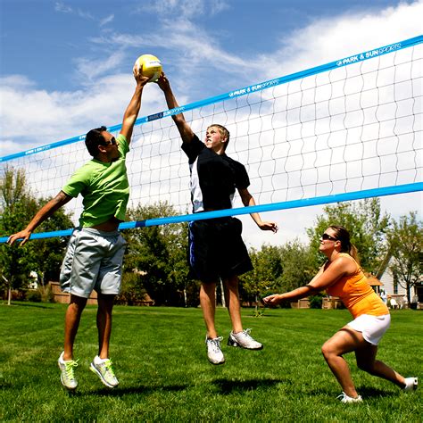 Park And Sun Sports Tournament Flex 1000 Portable Outdoor Volleyball Net