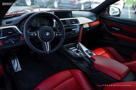 2016 bmw m4 stunning mineral white exterior with sakhir orange interior after complete detail care. Full vs Individual Extended Leather