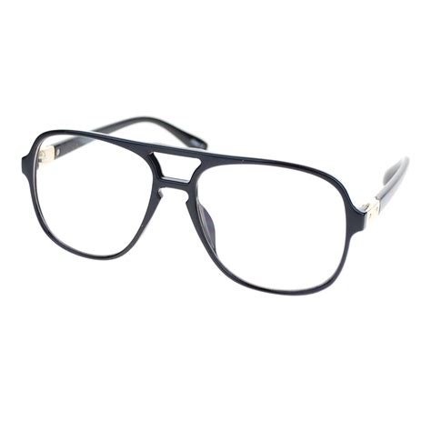 Mens Retro Nerdy Geek Celebrity Oversize Plastic Clear Lens Eye Glasses Ebay