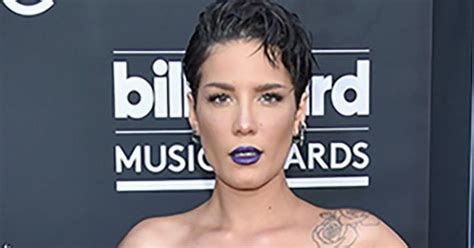 Halsey Fans Gobsmacked By Outrageous Nipple Grazing Gown At Bbmas