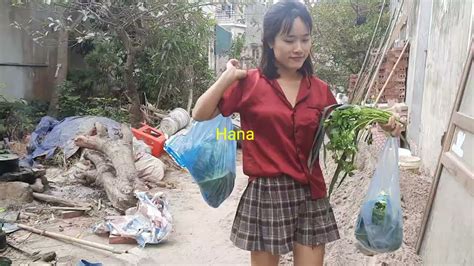 Single Mom Hana Cut Cauliflower For Cooking Hana Story Youtube