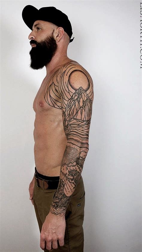 Painless and easy to apply. Lisa Orth - Desert Sleeve Tattoo | Cool arm tattoos ...