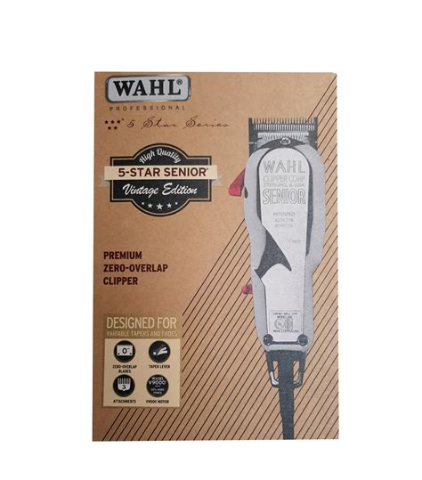 Wahl ürünlerini inceleyerek, indirim ve kampanyalardan haberdar olmak için tıklayın. Wahl 5-Star Senior Vintage Edition #8545-300 - Barber Depot