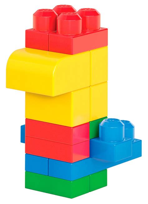 Mega Bloks First Builders Lets Start Building 40 Pieces Multicolor