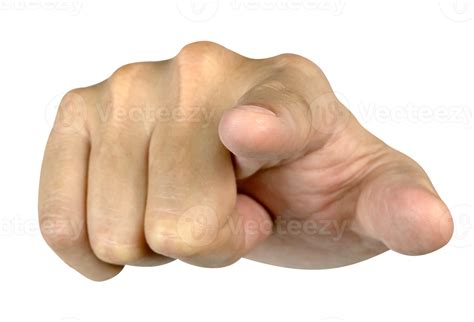 Index Finger Or Hand Pointing At You Isolated 22207312 Png