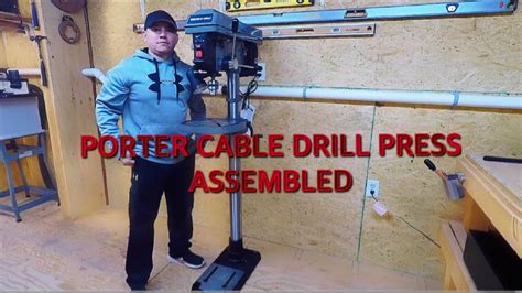 Porter Cable Floor Drill Press Assembled Pcb660dp Youtube