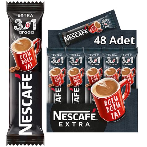 nescafe 3 ü 1 arada extra 48x16 5 gr Çoklu paket fiyatı avansas