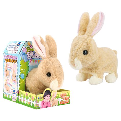 〖follure〗cute Walking Pet Rabbit Electric Toy Soft T Plush Rabbit