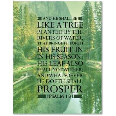 This form also suggests a complete or exhaustive expression of the. Bible Verse Canvas Like a Tree Psalm 1:3 Bible Verse ...