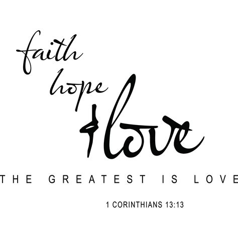 Hope Love Faith Quotes