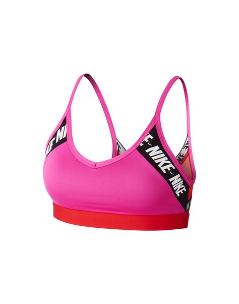 Nike Womens Indy Logo Bra Pink Life Style Sports Ie