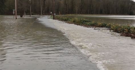 Roads Flood After Skagit River Breaks Bank In Sedro Woolley Washington