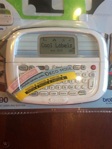 Brother Pt 90 Personal Label Er Maker White Simply Stylish P Touch