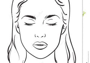 Try printing them on heavier card. Face Sketch Makeup at PaintingValley.com | Explore ...