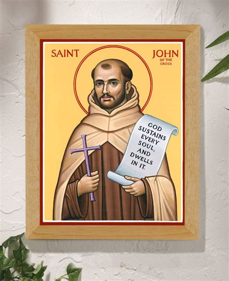 St John Of The Cross Original Icon 14 Tall Original Icons Of Male