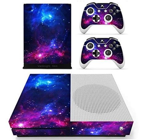 Vanknight Xbox One S Slim Console Controllers Skin Set Vinil Cuotas