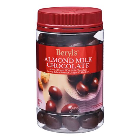 Double One Minimart Beryls Milk Chocolate Almond 450g Fairmart