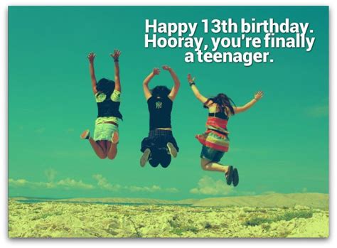 Funny 13th Birthday Quotes
