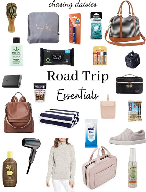 a simple road trip checklist packing essentials