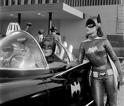 Burt Ward Adam West And Yvonne Craig Robin Batgirl And Batman