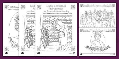 Free Remembering Queen Elizabeth Ii Coloring Pages