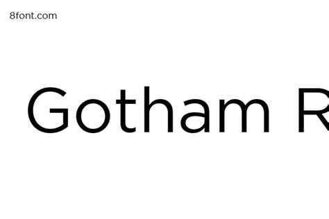 Gotham Regular Graphic Design Fonts