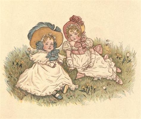 Bumble Button Kate Greenaway Illustrations To Share With
