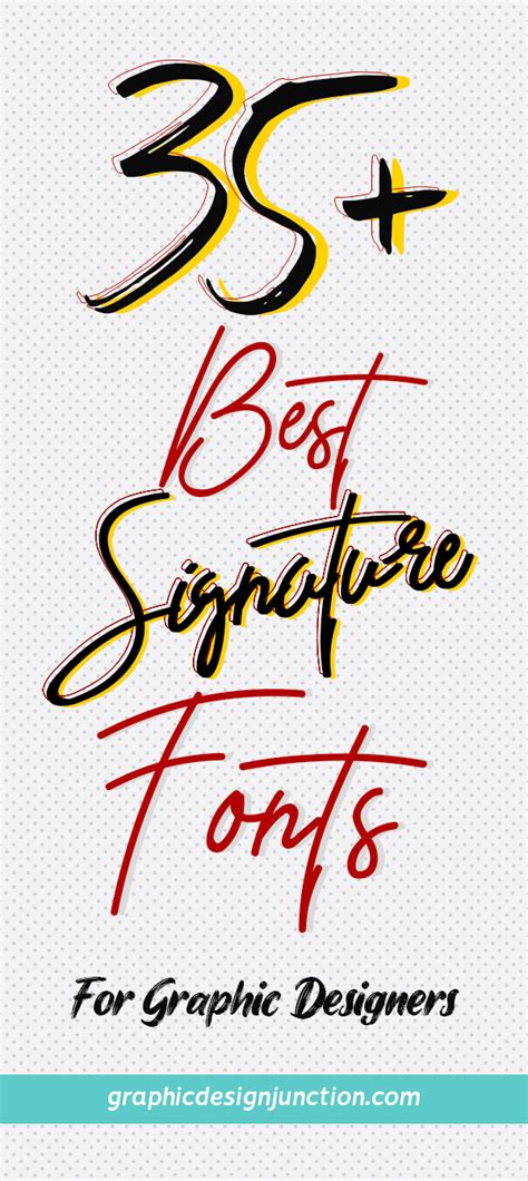 27 Best Premium Signature Fonts For Designers