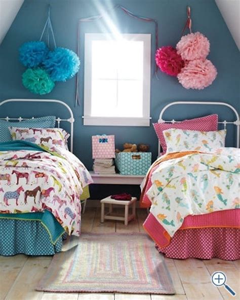 12 Blue And Pink Shared Kids Rooms Kidsomania Shared Girls Room