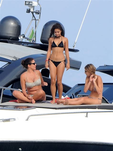Vanessa Hudgens In Black Bikini Doing Yoga On A Boat In Ischia Italy Porn Celebrity Naked