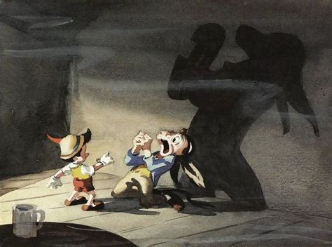 Concept Art By Gustaf Tenggren For Walt Disneys Pinocchio 1940