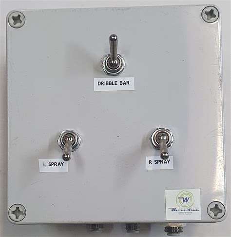 Special Electric Switch Control Box Steel Enclosure 7 Function