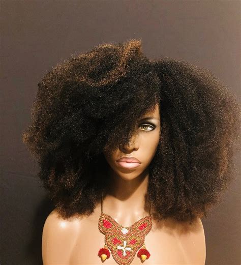 essence wigs gorgeous afro 4c big afro wig kink bohemian vib