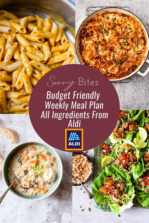 The Healthy Budget Weekly Menu For Families Using Only Ingredients From