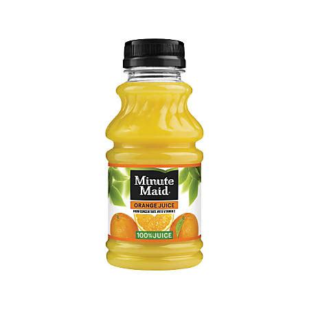 Complete nutrition information for minute maid orange juice from mcdonald's including calories, weight watchers points, ingredients and allergens. Minute Maid Juice Orange 10 Oz Pack Of 24 Bottles - Office ...
